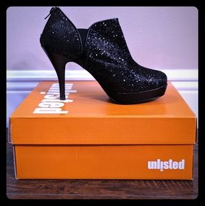 unlisted Sparkle Black Party Bootie